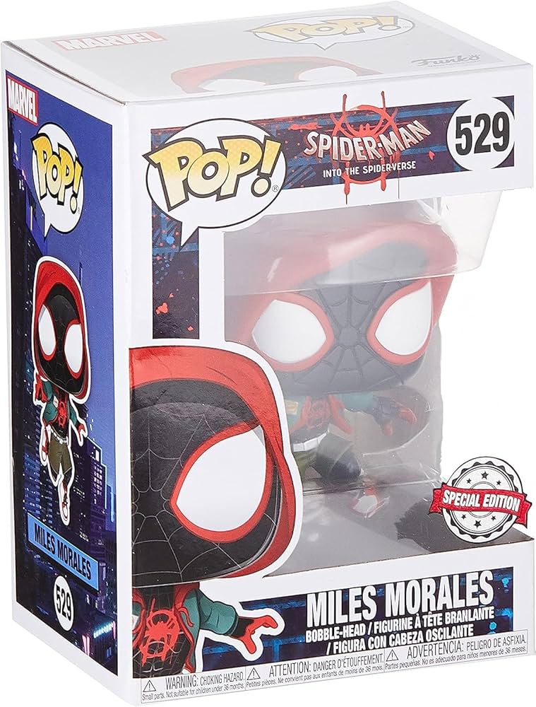 Funko Pop Miles Morales #529 Spider Man Spiderverse